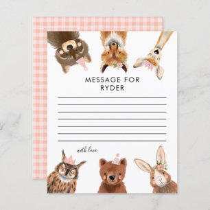 Girl Woodland Birthday Party Time Capsule