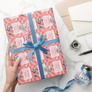 girl wrapping paper