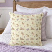Girl Yellow Purple Horse Floral Pattern