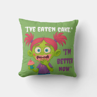 Girl Zombie Reverse Side Cushion