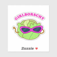 Girlborscht Fabulous Vegetable Pun Die-Cut