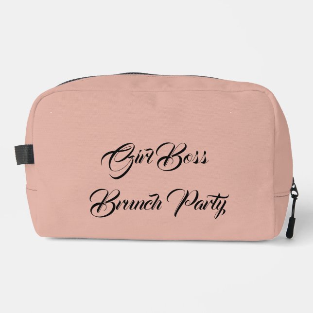 GirlBoss Brunch Party Dopp Kit (Front)