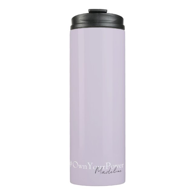 Girlboss Empowerment Gift - Personalised Name – Thermal Tumbler (Front)