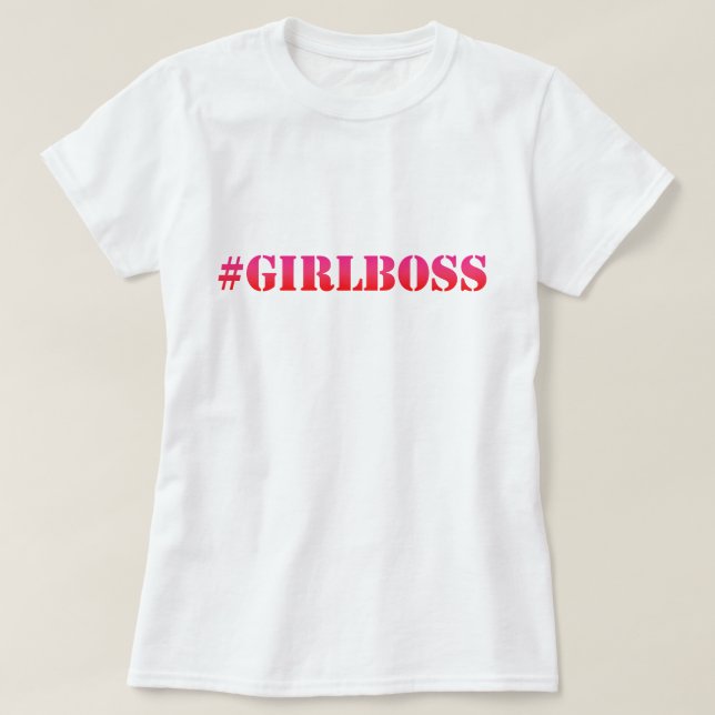 #GirlBoss - Sweatshirt T-Shirt (Design Front)