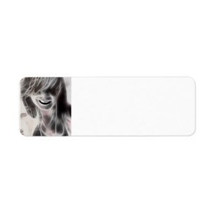 GirlFace 1 Return Address Label