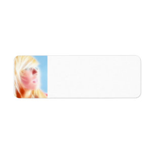 GirlFace 2 Return Address Label