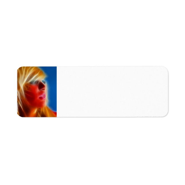 GirlFace 3 Return Address Label (Front)