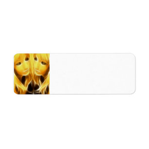 GirlFace 4 Return Address Label