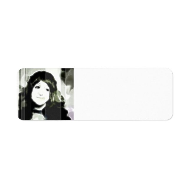 GirlFace 7 Return Address Label (Front)