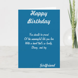 Girlfriend birthday greeting cards