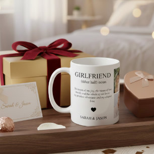 Girlfriend Definition Photo Collage Coffee Mug