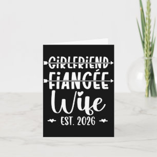 Girlfriend fiance wife 2026 married wedding card
