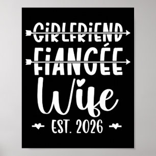 Girlfriend fiance wife 2026 married wedding poster