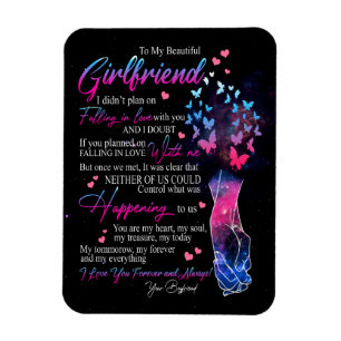 Girlfriend Gifts Letter To My Girlfriend Magnet