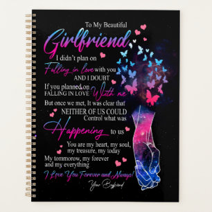 Girlfriend Gifts Letter To My Girlfriend Planner