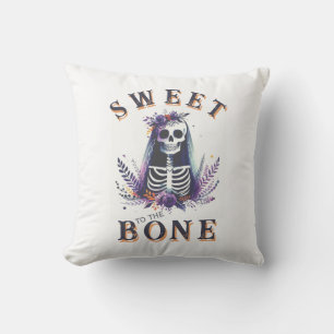 Girlfriend Halloween Sweet to the Bone Cushion