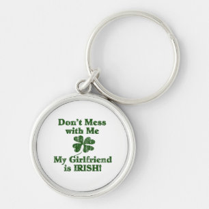 Girlfriend is Irish Key Ring