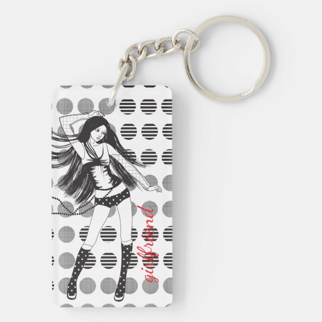 girlfriend key ring (Back)