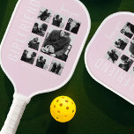 Girlfriend | Love You | Photo Collage Pickleball Paddle<br><div class="desc">Searching for a timeless gift that beautifully says 'I love you'? Look no further! Our unique personalised photo collage pickleball paddle is a perfect blend of a modern yet nostalgic touch your girlfriend will cherish forever. On a soothing sage green backdrop, with your best memories and sweet affirmation, this gift...</div>