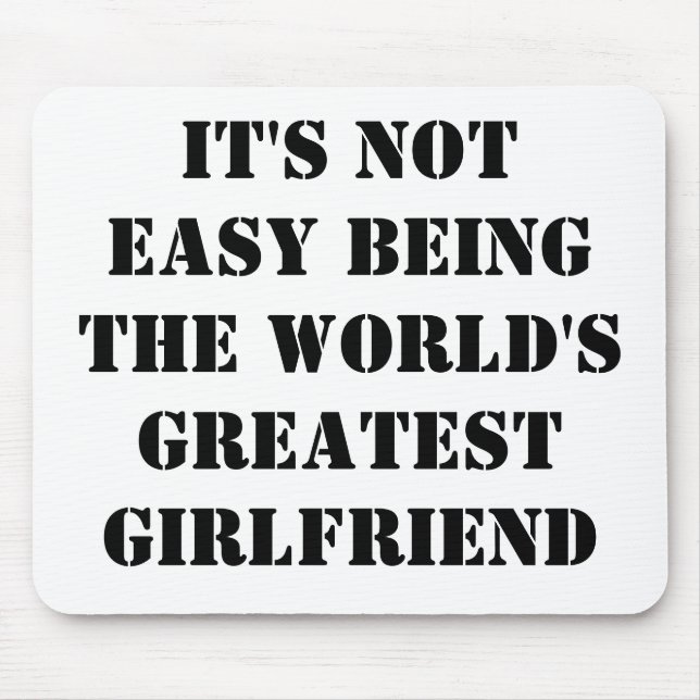 Girlfriend Mouse Pad (Front)