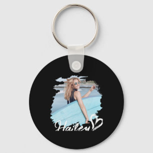 Girlfriend Nge Heart Simple Modern Cool Photo  Key Ring