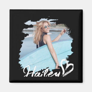 Girlfriend Nge Heart Simple Modern Cool Photo  Magnet