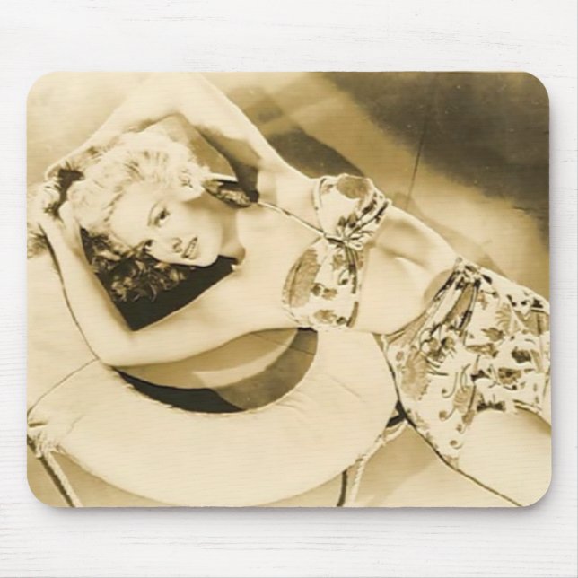 Girlfriend of Marilyn Monroe Mouse Pad (Front)