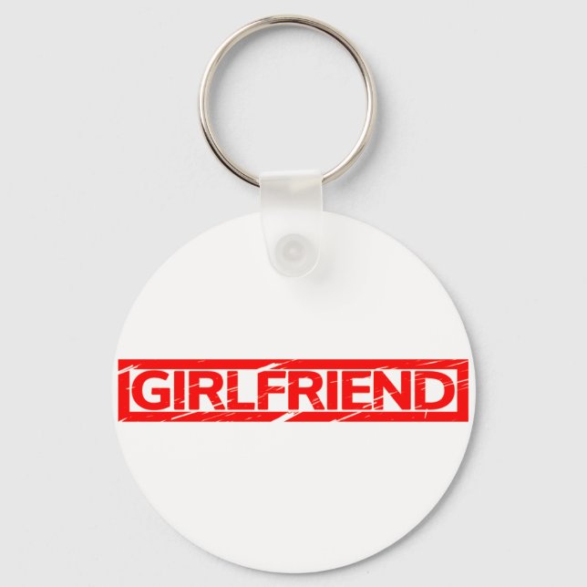 Girlfriend Stamp Key Ring (Front)