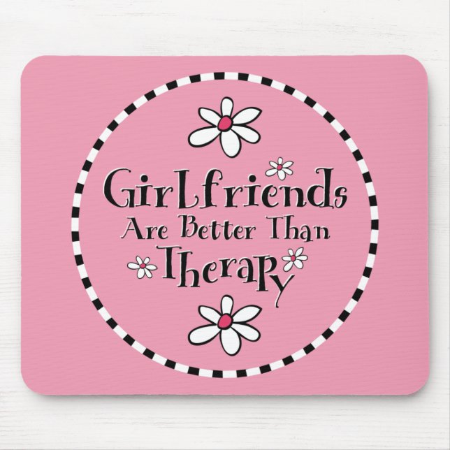 Girlfriend Therapy Mouse Pad (Front)