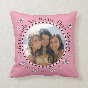 Girlfriend Therapy Photo Cushion