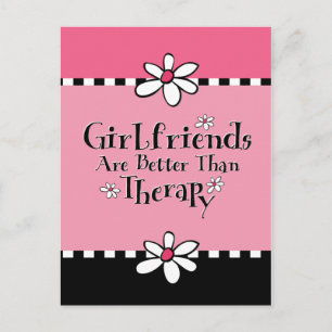 Girlfriend Therapy Postcard