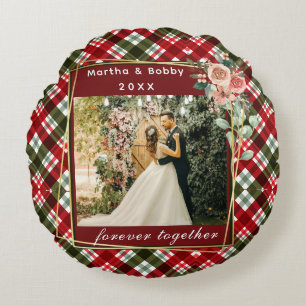 Girlfriend Together Forever Photo  Round Cushion