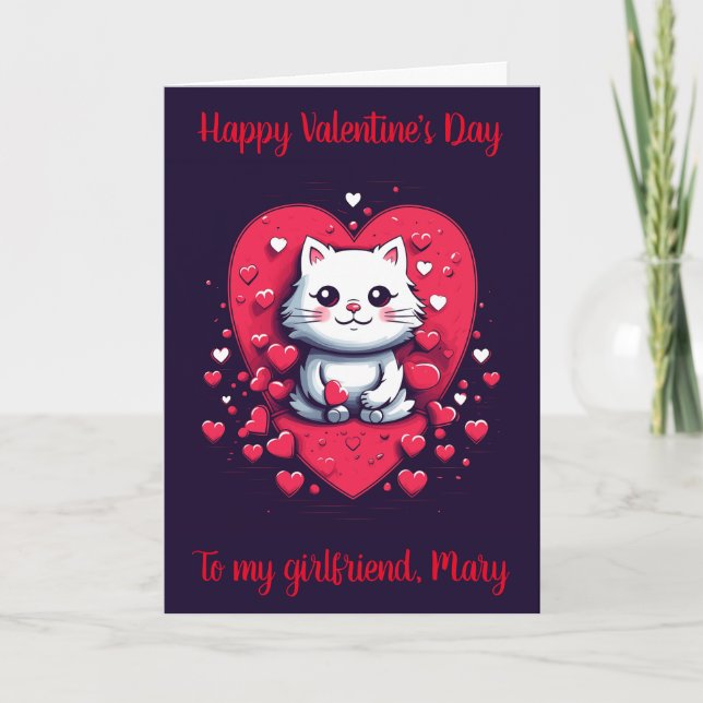 Girlfriend Valentine's Day Card (Front)