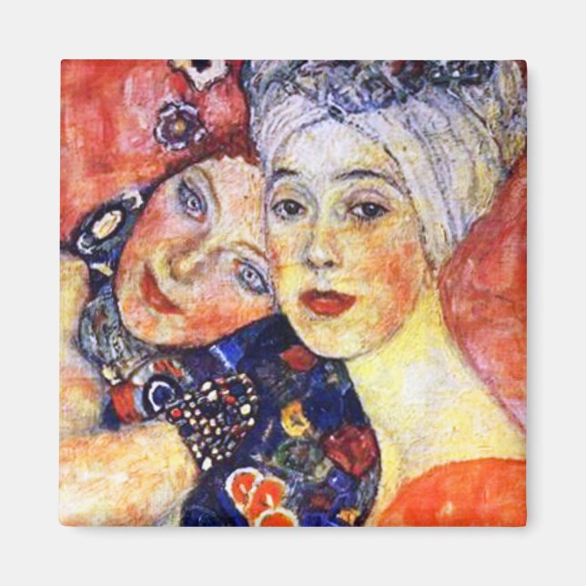 Girlfriends by Klimt Magnet Art Nouveau (Front)