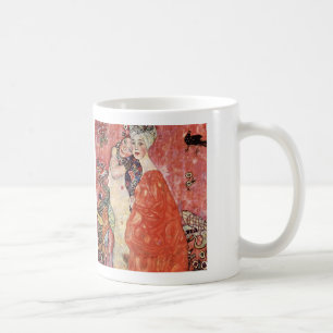 "Girlfriends or Two Women Friend" , Gustav Klimt Coffee Mug