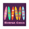 Girlie Flowered Surfboards