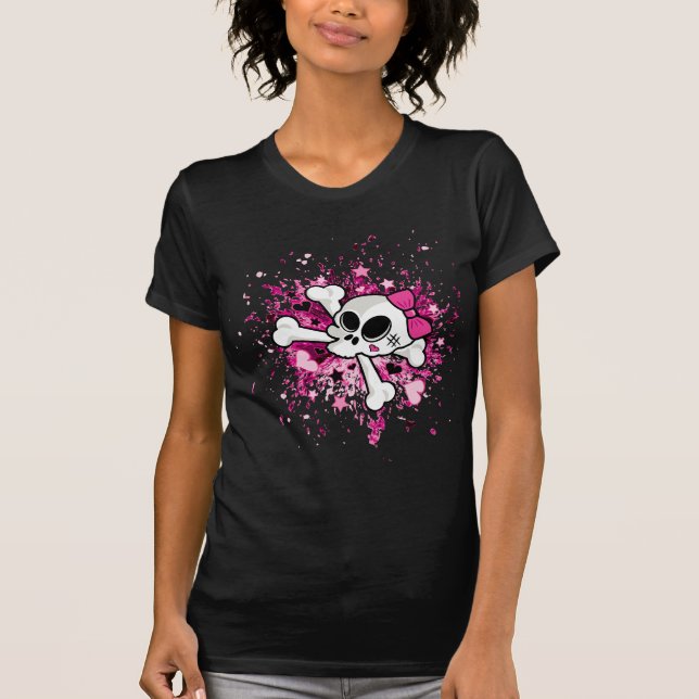 Girlie Skull T-Shirt (Front)