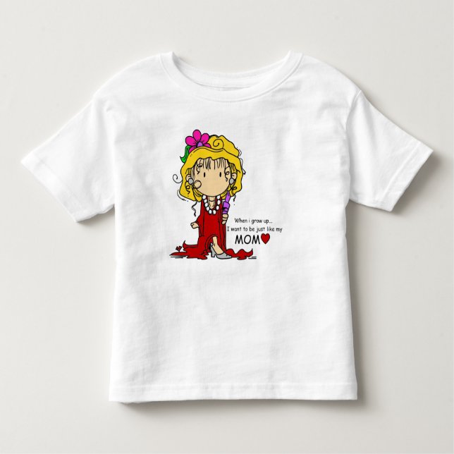 girllikemomm.png toddler T-Shirt (Front)