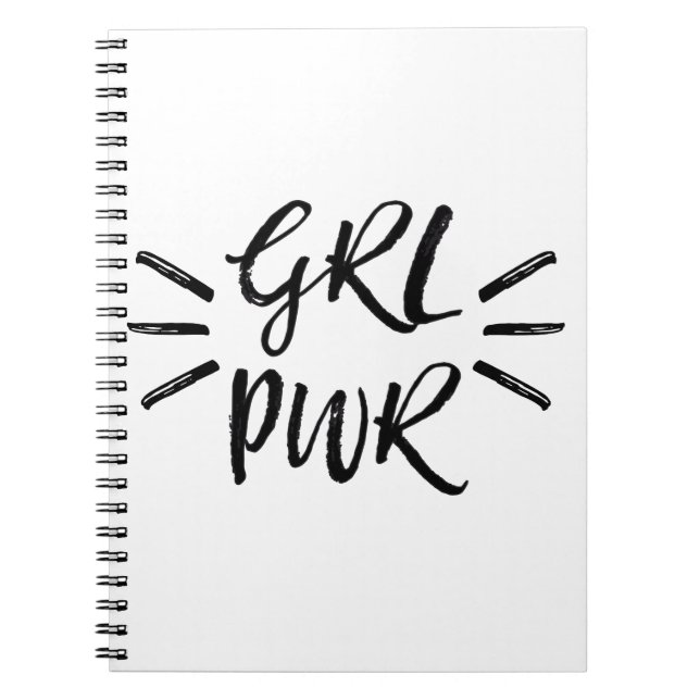 Girlpower, GRLPWR Notebook (Front)