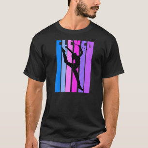 Girls 11th Rhythmic Gymnastics Birthday Pink Baton T-Shirt