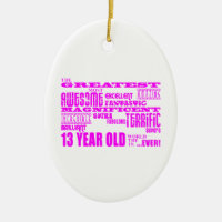 Girls 13th Birthdays : Pink Greatest 13 Year Old