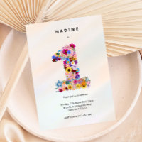 Girls 1st Birthday First Birthday Floral Party