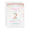 Girls 2nd Birthday Invitation birthday party