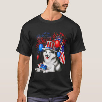 Girls 4Th July Womens Summer Outfit American Flag T-Shirt