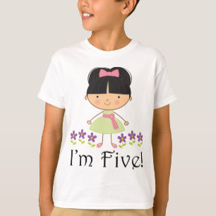 Girls 5th Birthday T-Shirt