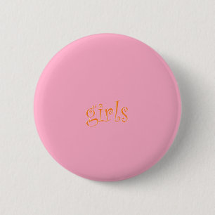 girls 6 cm round badge