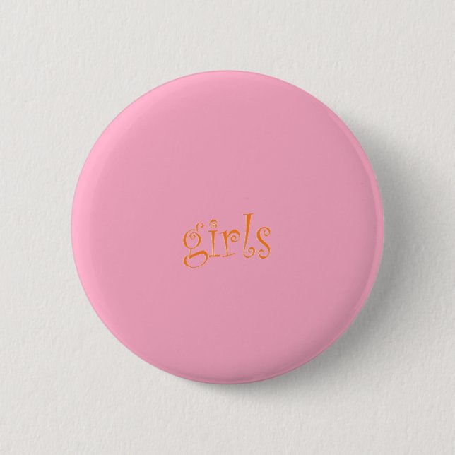 girls 6 cm round badge (Front)