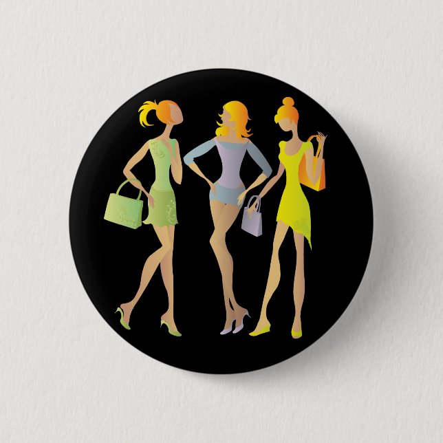 girls 6 cm round badge (Front)