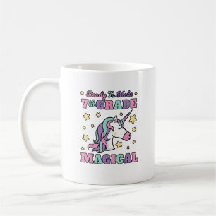 Girls 7th Grade Back To School Magical Unicorn Gif Coffee Mug