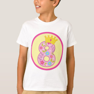 Girls 8th Birthday T-Shirt